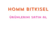 homm bitkisel ürün satın al