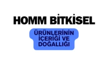 homm bitkisel ürünlerin içeriği