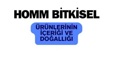 homm bitkisel ürünlerin içeriği