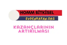 homm bitkisel kazançlarına zam