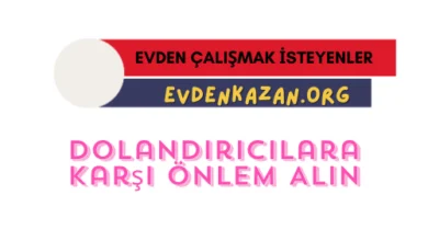 evden çalışmak isteyenler